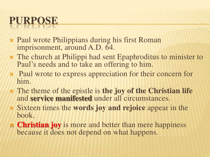 Paul S Letter To The Philippians